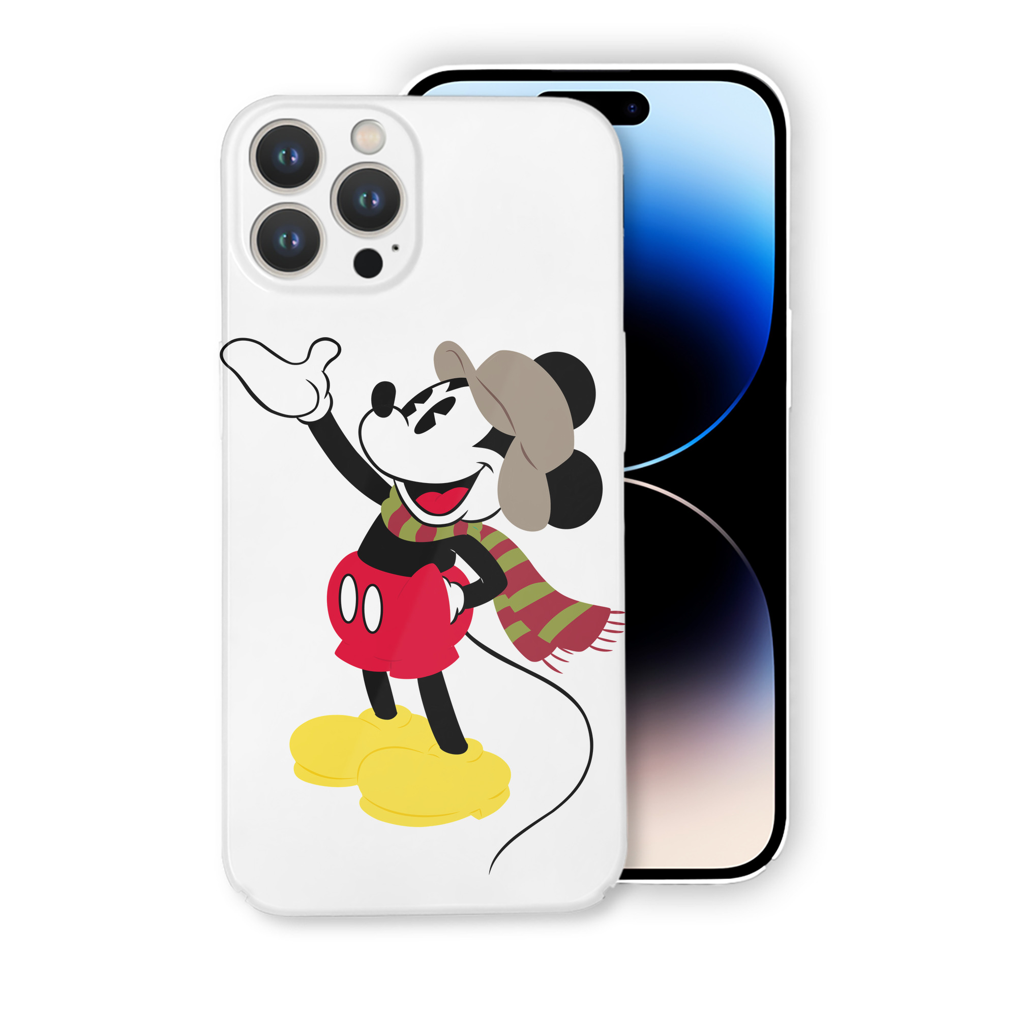 （画像用） ミッキーマウス Mickey Mouse 【iPhone 14シリーズ対応】ハードケース